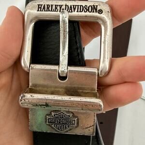 Harley-Davidson Men’s Reversible Leather Belt Black/Brown L